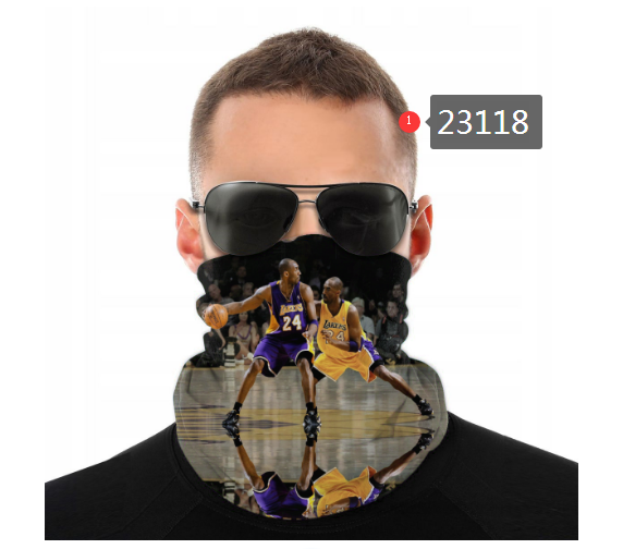 NBA 2021 Los Angeles Lakers #24 kobe bryant 23118 Dust mask with filter->->Sports Accessory
